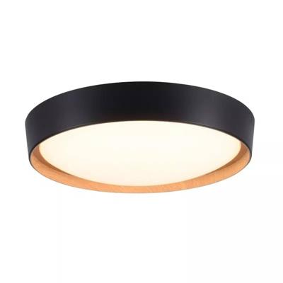 Paul Neuhaus Plafondlamp Emilia Ø 40 cm DIM hout zwart