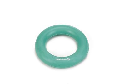 Rubber hondenspeeltje ring massief mint 9 cm