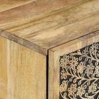 Wastafelkast 62x33x58 cm massief mangohout - thumbnail