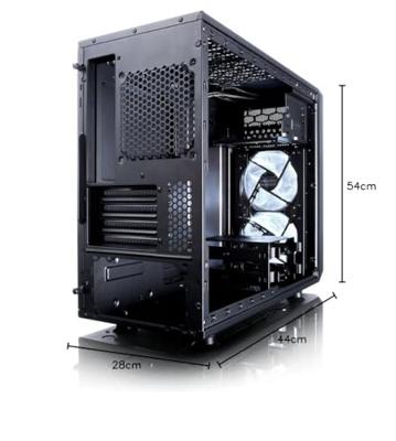 Fractal Design Focus G Mini Black Window Midi-tower PC-behuizing Zwart 2 voorgeïnstalleerde LED-ventilators, Zijvenster, Stoffilter Fractal Design Focus G Mini Black Window Midi-tower PC-behuizing Zwart 2 voorgeïnstalleerde LED-ventilators, Zijvenster, Stoffilter