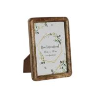 Fotolijsten Home ESPRIT Bruin Kristal Mangohout Natuurlijk Berg - thumbnail