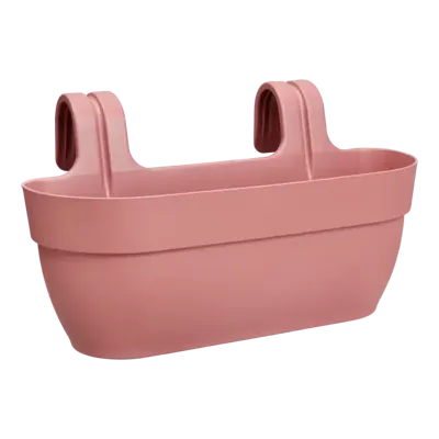 ELHO - Bloempot - Vibia Campana Easy Hanger Large - Oudroze - Buitenbalkon - L 24,1 x B 46 x H 26,5 cm