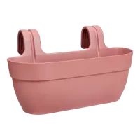 ELHO - Bloempot - Vibia Campana Easy Hanger Large - Oudroze - Buitenbalkon - L 24,1 x B 46 x H 26,5 cm - thumbnail