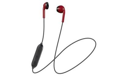 JVC HA-F19BT-RB-E Bluetooth Earbuds hoofdtelefoon met headsetfunctie (kleur rood x zwart)