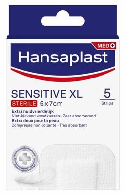 Hansaplast Pleister sensitive XL 5 Stuks