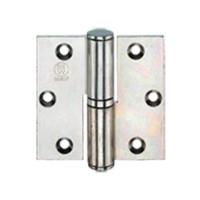 BSW kogelstiftpaumelle - 75x75x3 mm - BB 807 GV - draairichting 1 - thumbnail