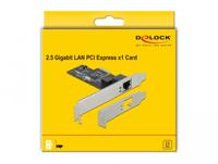 DeLOCK PCI Express x1 Kaart naar 1x 2,5 GB LAN netwerkadapter - thumbnail