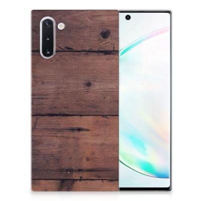 Samsung Galaxy Note 10 | Bumper Hoesje | Old Wood Samsung Galaxy Note 10 | Bumper Hoesje | Old Wood