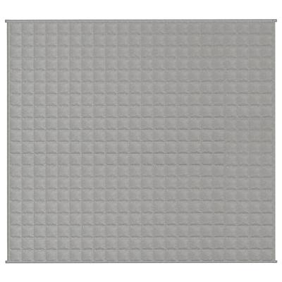 Verzwaringsdeken 200x225 cm 9 kg stof grijs Verzwaringsdeken 200x225 cm 9 kg stof grijs