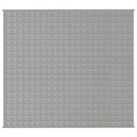 Verzwaringsdeken 200x225 cm 9 kg stof grijs - thumbnail