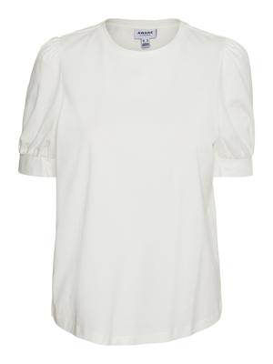 AWARE by VERO MODA top VMKERRY van biologisch katoen wit AWARE by VERO MODA top VMKERRY van biologisch katoen wit
