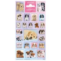 Totum Stickervel cutie puppies - thumbnail