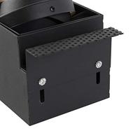 QAZQA Set van 6 inbouwspots zwart GU10 AR70 trimless 2-lichts - Oneon - thumbnail