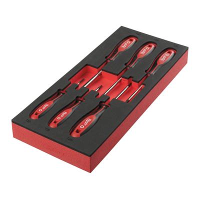 Milwaukee TOOLGUARD™ Foam inlay Tri-Lobe schroevendraaierset Torx nr.2 6-delig - 4932492392 Milwaukee TOOLGUARD™ Foam inlay Tri-Lobe schroevendraaierset Torx nr.2 6-delig - 4932492392