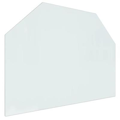 VidaXL Glasplaat openhaard zeshoekig 80x60 cm