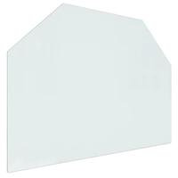 VidaXL Glasplaat openhaard zeshoekig 80x60 cm - thumbnail