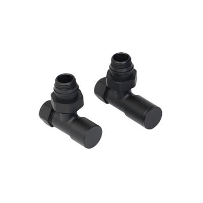 Plieger Design Radiator Aansluitset Como Haaks Inclusief Koppeling 15 en 16 mm Zwart Plieger Design Radiator Aansluitset Como Haaks Inclusief Koppeling 15 en 16 mm Zwart