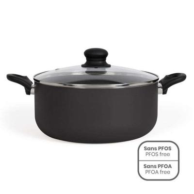 28 cm Dutch oven - Livoo - MEP151N - Zwart