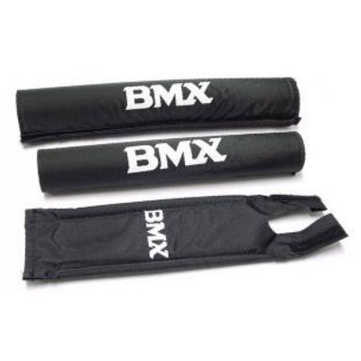 Pad set BMX compleet zwart