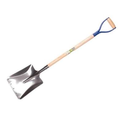 Atlas Ballastschop aluminium met strip 28x33cm met yd-steel 95cm