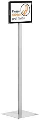 Durable vloerstandaard Info Stand Basic voor ft A4 Durable vloerstandaard Info Stand Basic voor ft A4