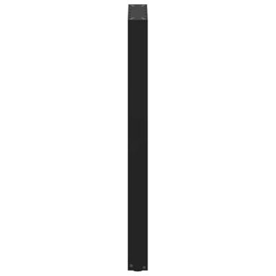 Bartafelpoten 2 st U-vormig 40x(100-101) cm staal zwart