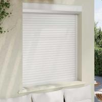 Rolluik 110x130 cm aluminium wit - thumbnail