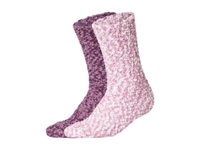 esmara 2 Paar huissokken (Lila, 39-42)