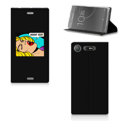 Sony Xperia XZ1 Hippe Standcase Popart Oh Yes