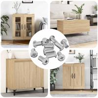 VidaXL Slotmoer 2857 pcs nikkel staal - thumbnail