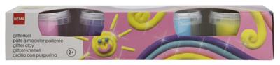 HEMA Glitterklei - 4 stuks