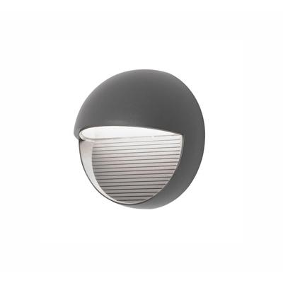 Lyora Ronde wandlampKrypton Ø 16cm grijs - 710446