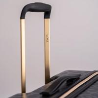 Grote panterprint koffer zwart - 76 cm - 95 liter - MŌSZ Lauren - thumbnail