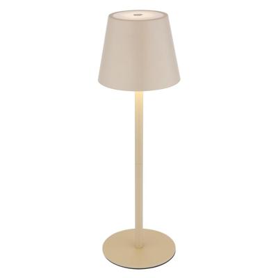 Globo Moderne tafellampVannie I zand bruin ook voor fles oplaadbaar - 58488S