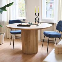 Tom Tailor Ronde Eettafel 'Tessica' Mangohout, 120cm - thumbnail