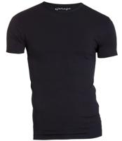 Garage Bodyfit T-shirt R-neck Basic T-shirts Black - thumbnail