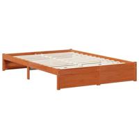 Bedframe met lade met opslag 3 pcs Wasbruin Massief Vurenhout - thumbnail
