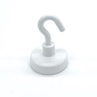 Plafondmagneet met haak wit 25 mm 4 kg - 80 stuks - thumbnail