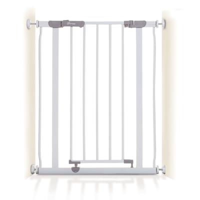 Veiligheidshek - DREAMBABY - AVA - Drukmontage - 61-68 x 76 cm - Dubbele vergrendeling - Wit