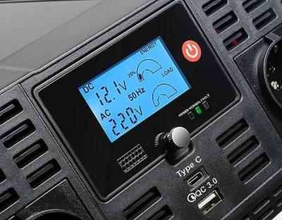 Technaxx TE23 Omvormer 3000 W 12 V - 230 V Technaxx TE23 Omvormer 3000 W 12 V - 230 V