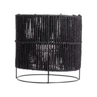 Gusta windlicht zwart 20 cm | 4 stuks - thumbnail