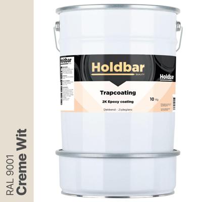Holdbar Trapcoating Creme Wit (RAL 9001) 10 kg