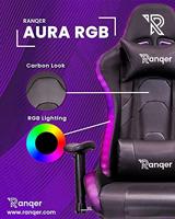 Ranqer Aura gamestoel RGB / LED zwart - thumbnail