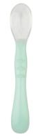 Saro lange lepel flexibel siliconen 17 cm groen - thumbnail