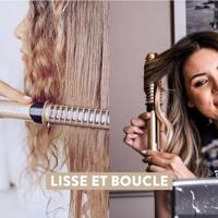 SAINT ALGUE Demeliss XCURLER 3965 - Professionele stijltang - Heat Back - Keramiek - 56 W - Goud - thumbnail