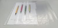 OFFICE products geperforeerde showtas, A4, 40 micron, gekorreld, pak van 100 stuks - thumbnail