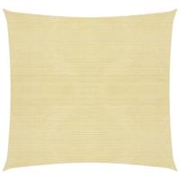 VidaXL Zonnezeil 160 g/m² 4x4 m hdpe beige - thumbnail