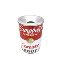 Olievat prullenbak 60L - Campbell Soup - Met vlamwerend deksel - thumbnail