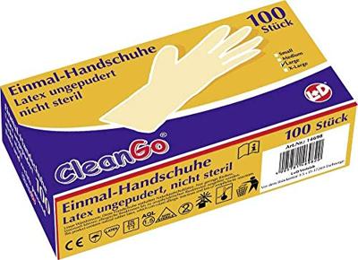 Leipold Doehle 14698-7 Wegwerphandschoen 100 stuk(s) Latex Maat (handschoen): 7, S