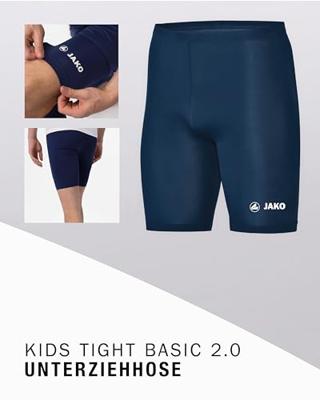JAKO 8516K Tight Basic 2.0 Kids - Navy - 116 - thumbnail